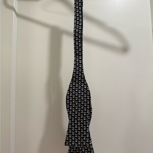 Vineyard Vines Custom “Zeta Psi” Black and White Geometric Bow Tie